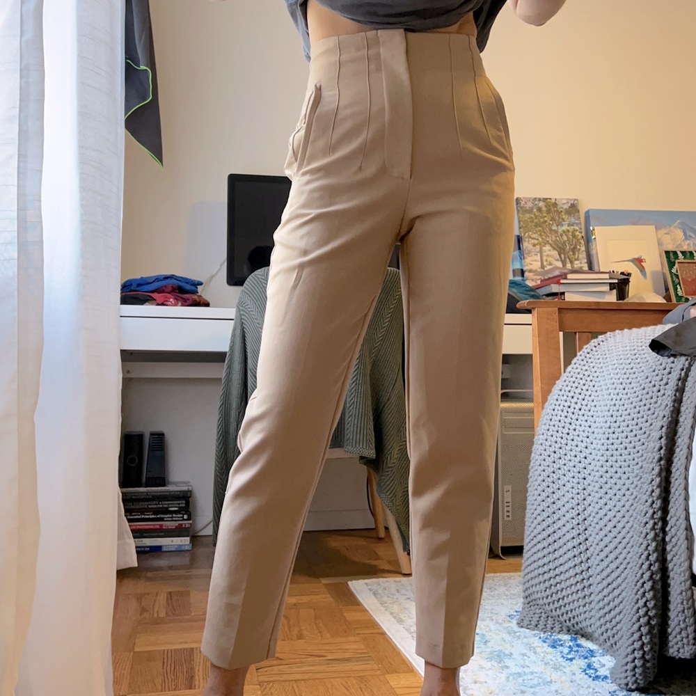 Zara High Waister Trouser Pants
